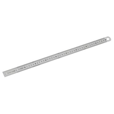 Semi-rigid stainless steel rulers, short model - double-sided type no. DELA.1056